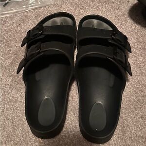 Women’s Black Slide Sandals